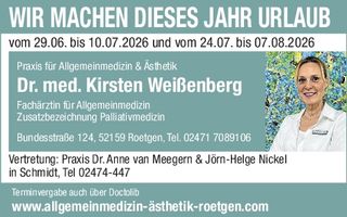 Wir machen Urlaub