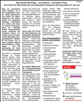 Umzug + Praxiserweiterung