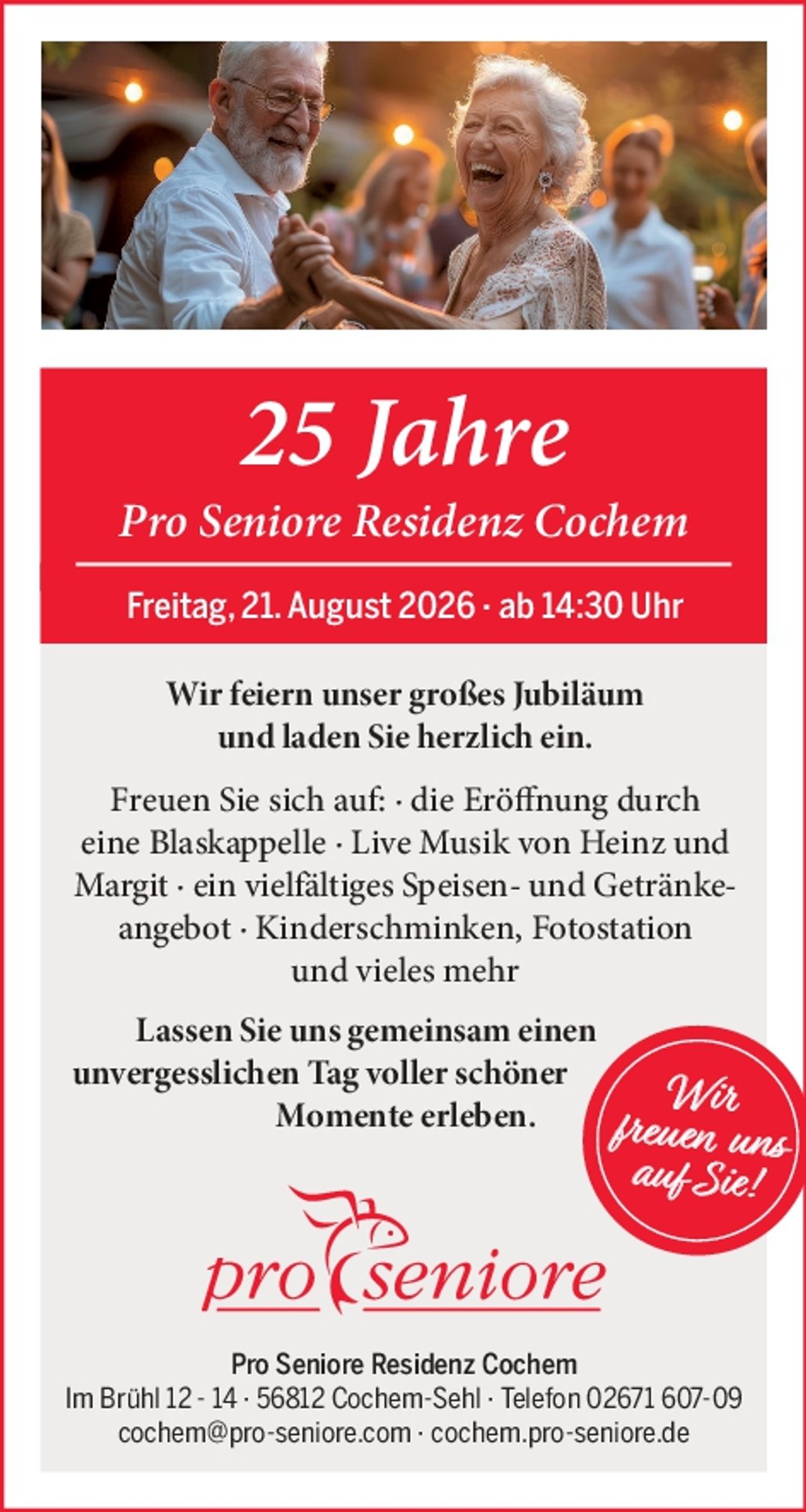 25 Jahre pro seniore Cochem
