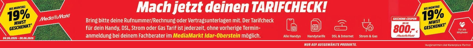 Mach jetzt Deinen Tarifcheck