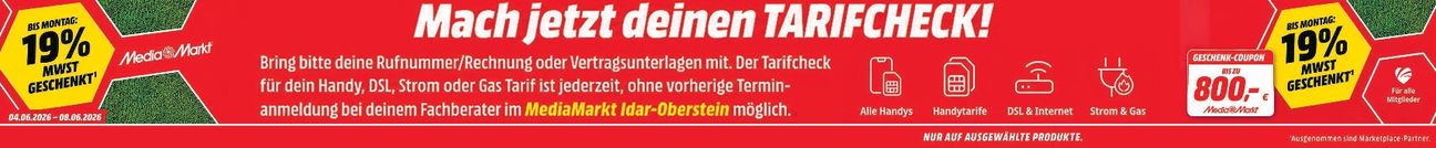 Mach jetzt Deinen Tarifcheck