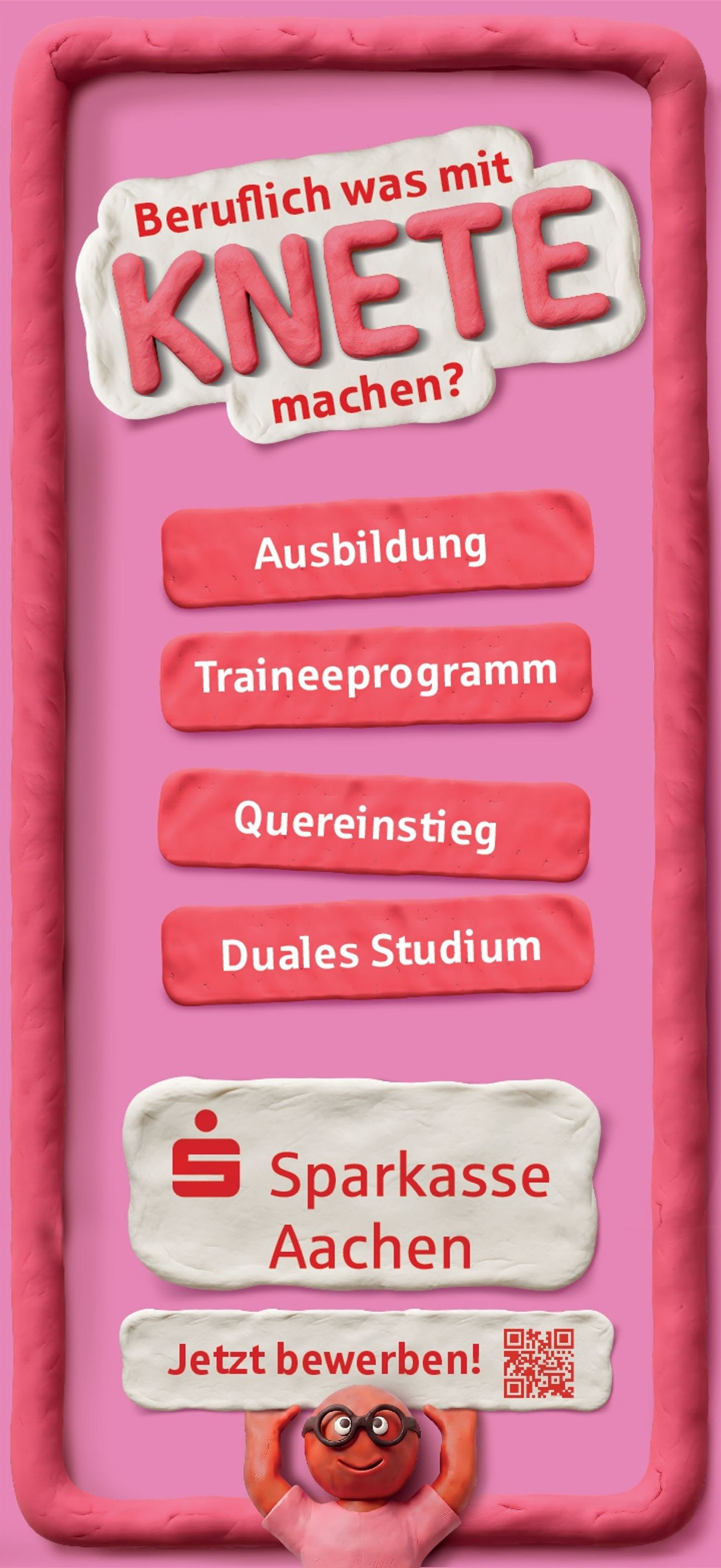 Beruflich was mit Knete machen?