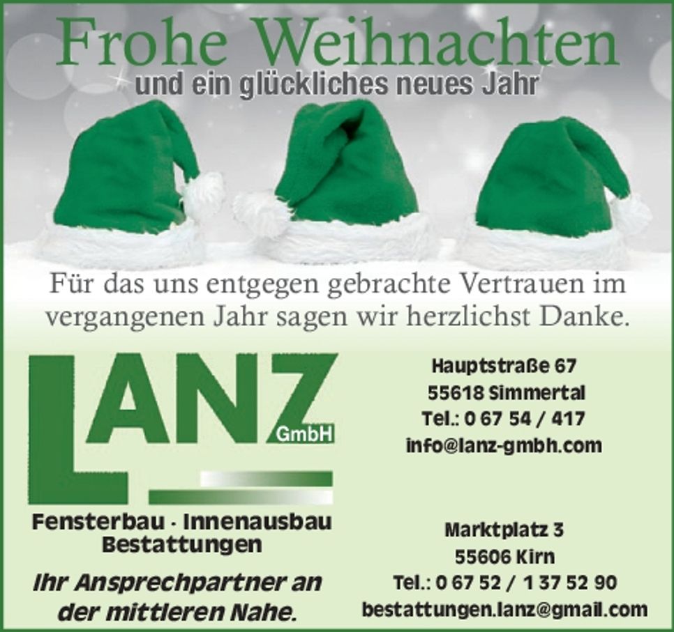 Weihnachtsgrußanzeige