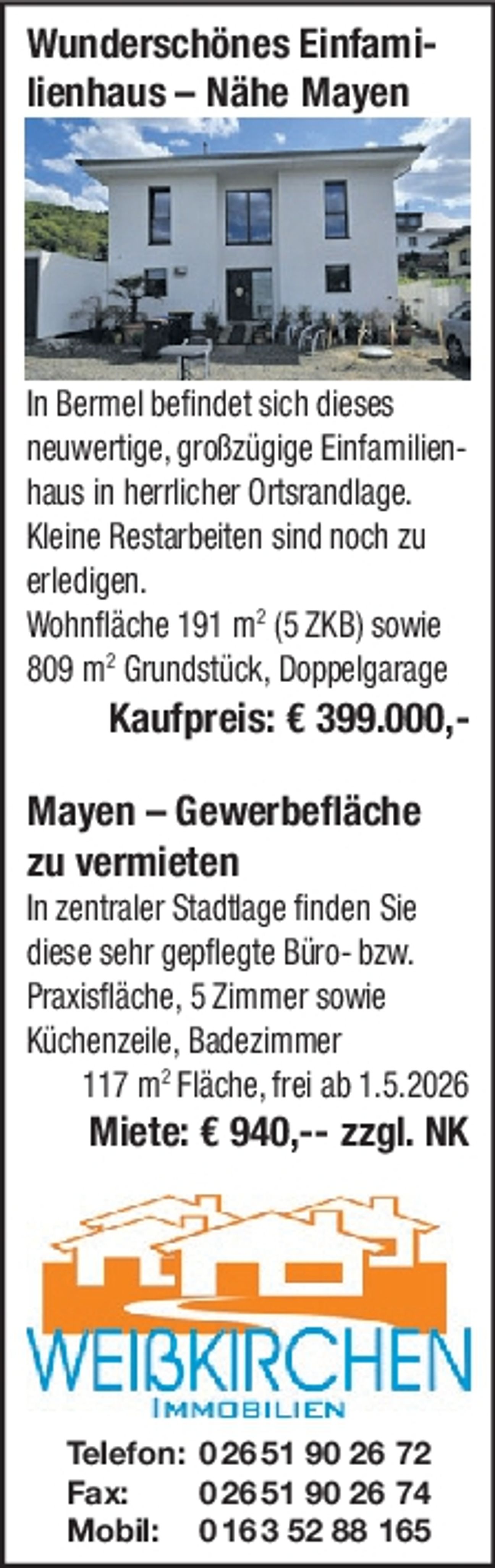 Wunderschönes Einfamilienhaus Nähe Mayen