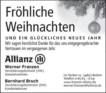 Weihnachtsgrüße