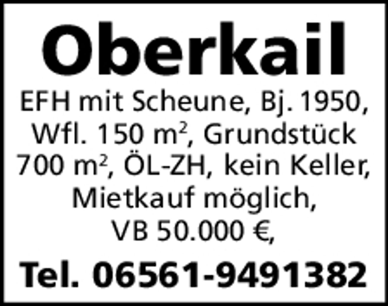 Oberkail EFH