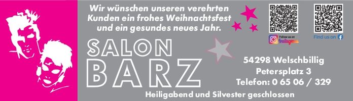 MD Weihnachtsgruß VG Trier-Land