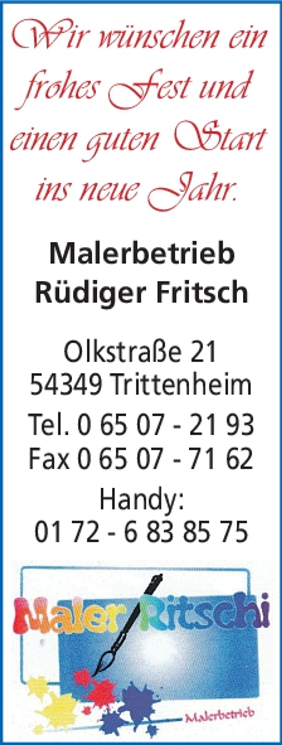 MD Weihnachtsgruß VG Schweich