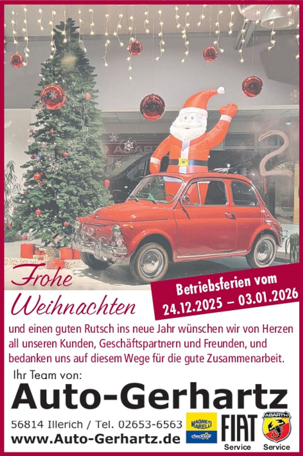 Frohe Weihnachten