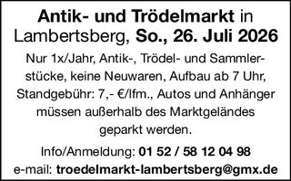 Antik -und Trödelmarkt