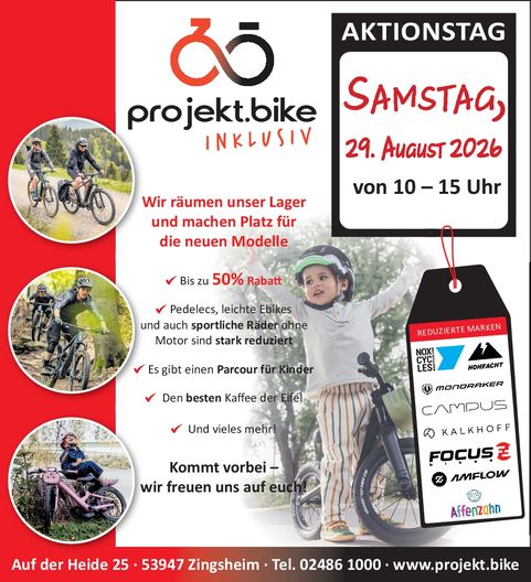 Aktionstag Samstag 29. August