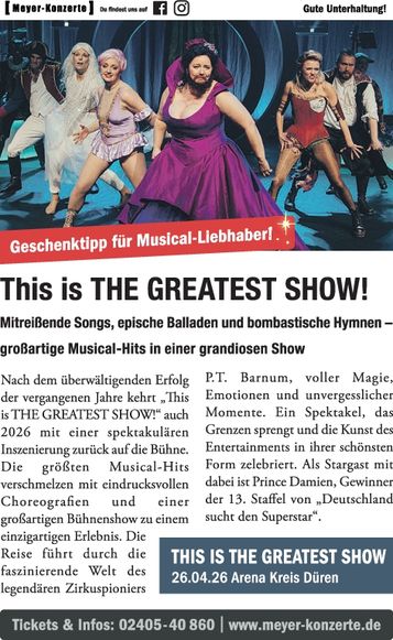 2/130 This is the Greatest Show