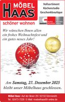 Weihnachtsgrußanzeige