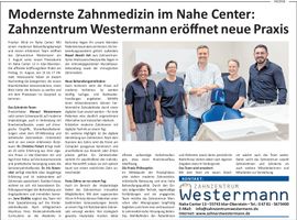 Neueröffnung Zahnarztpraxis 3. August