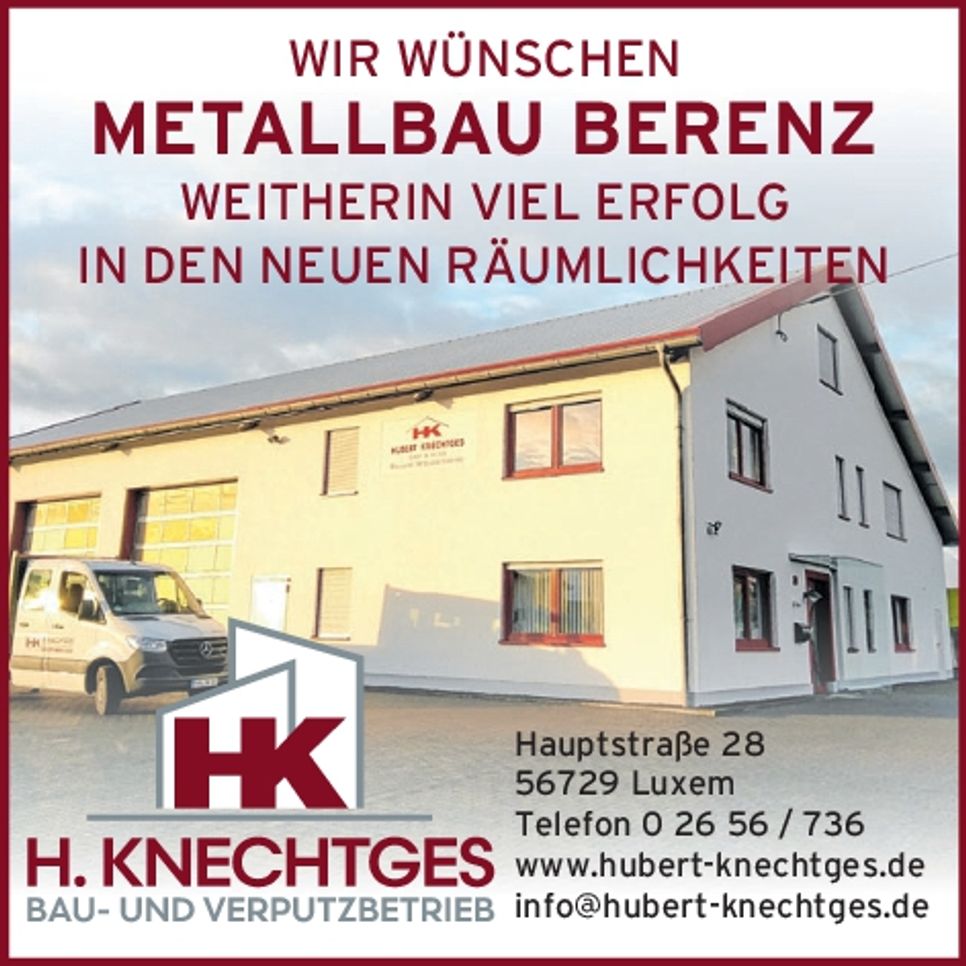 Umzug Metallbau Berenz