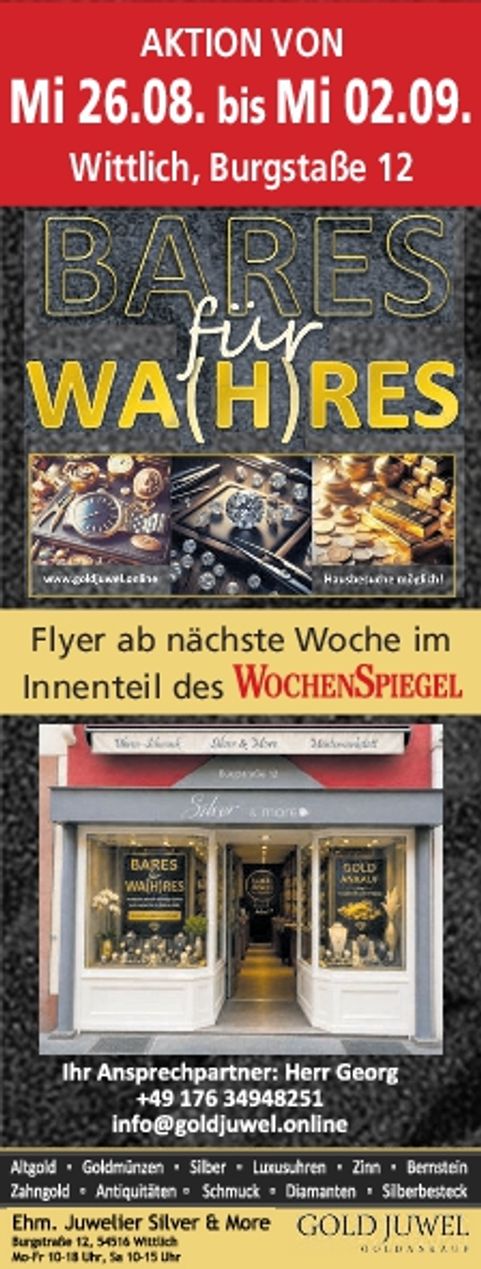 HInweis Flyer Aktionswoch 26.08.- 02.09.