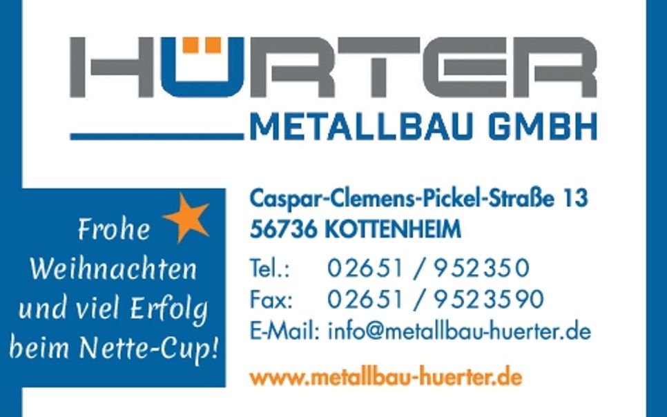 Weihnachtsgruß Welling, Nette-Cup