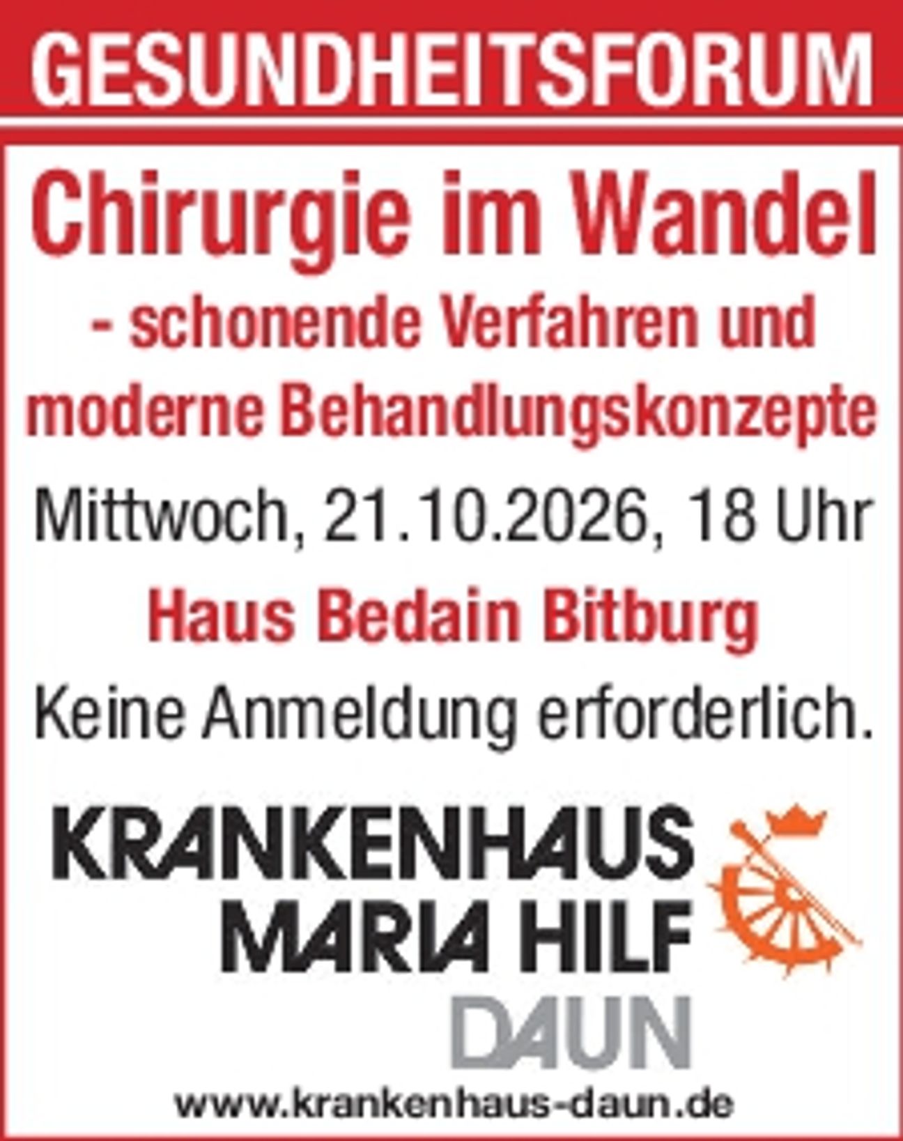 Titelanzeige Chirurgie im Wandel