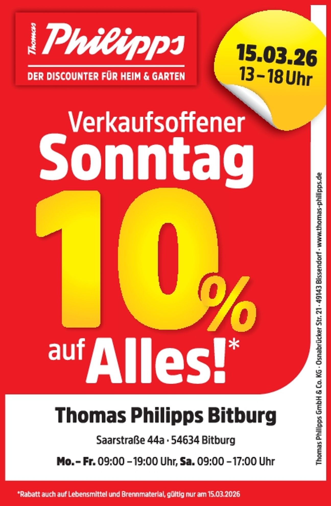 Verkaufsoffener Sonntag 