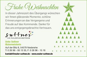 Weihnachtgrüße 2025