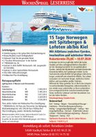 Leserreise AIDA Norwegen/Spitzbergen