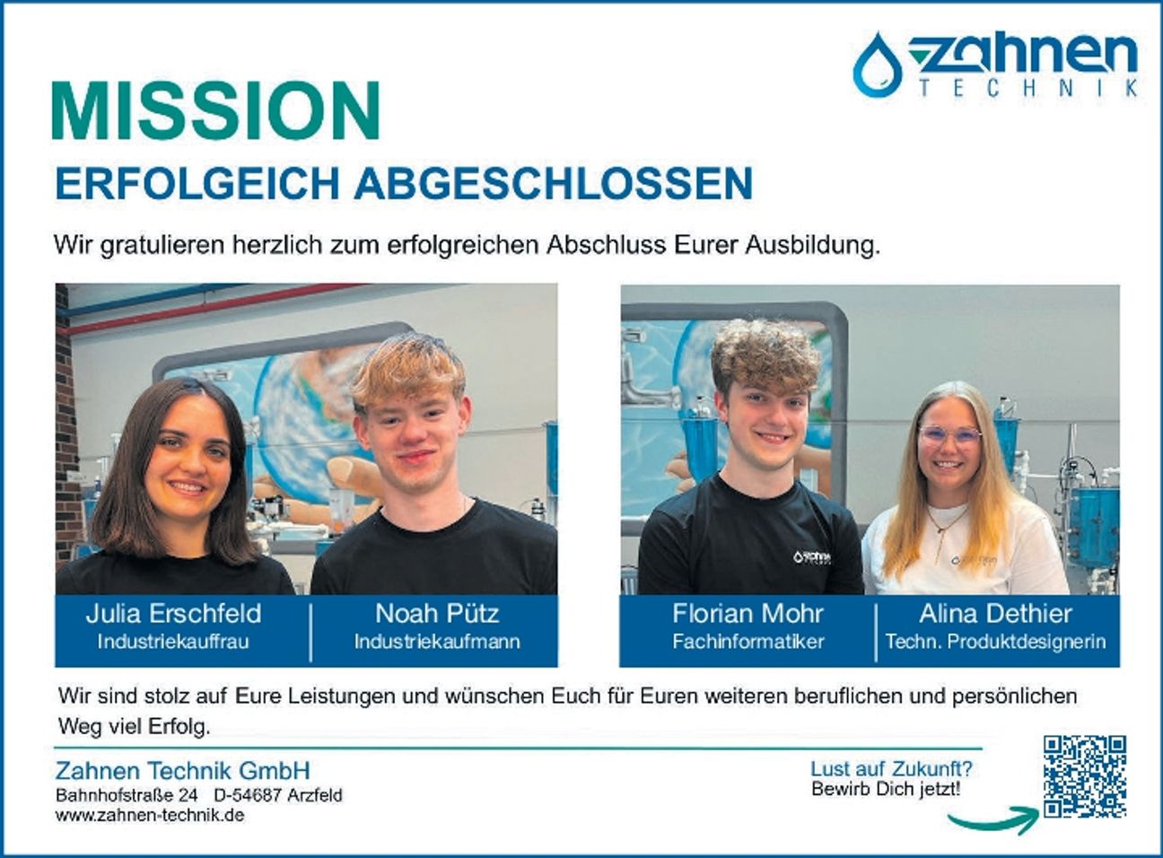 Mission erfolgreich-.Glückwunsch 