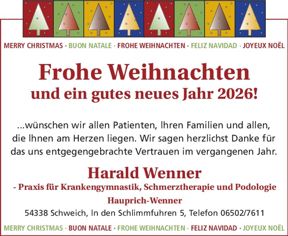 MD Weihnachtsgruß VG Schweich