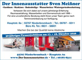 30-jähriges Firmenjubiläum