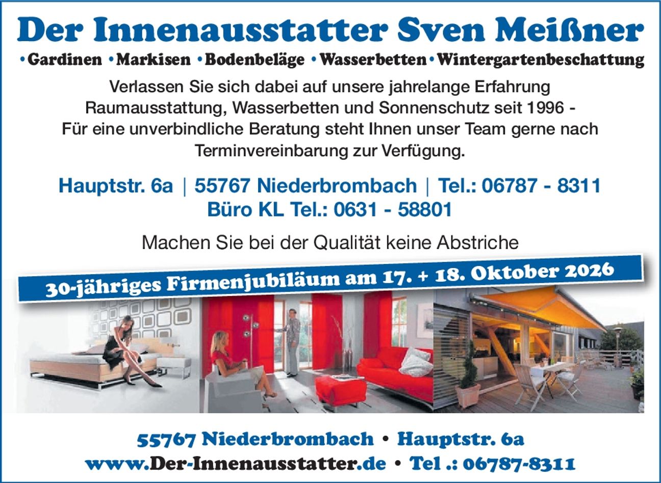 30-jähriges Firmenjubiläum