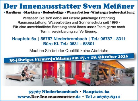 30-jähriges Firmenjubiläum
