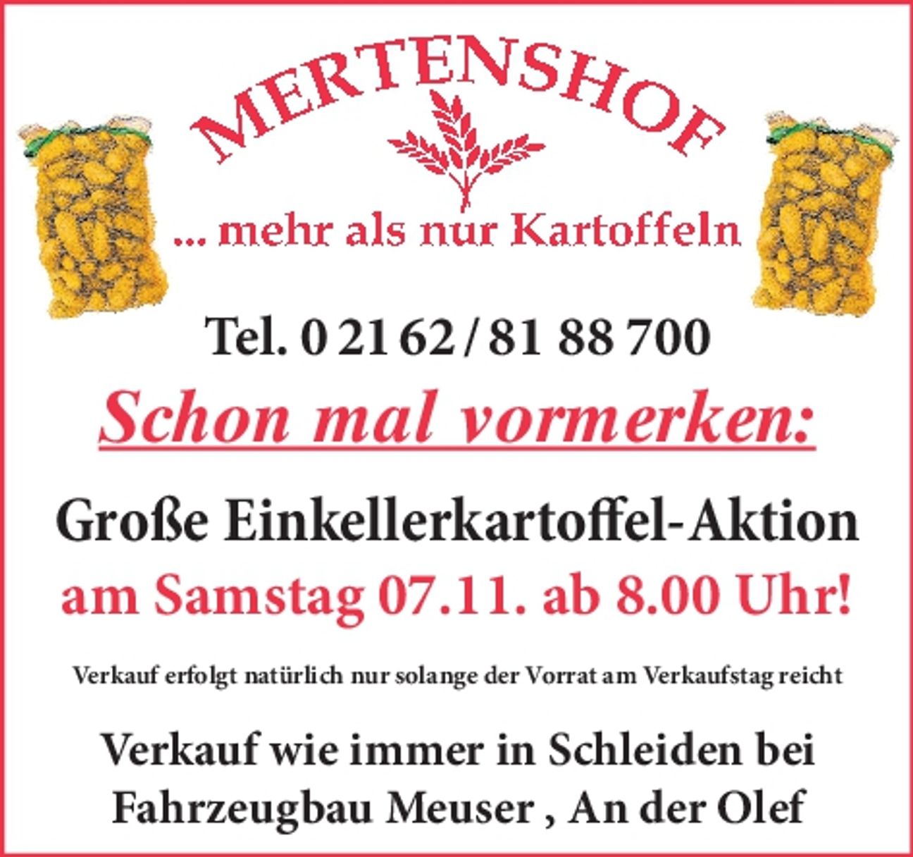 Einkellerkartoffeln