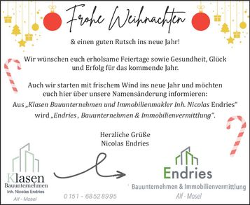 Frohe Weihnachten