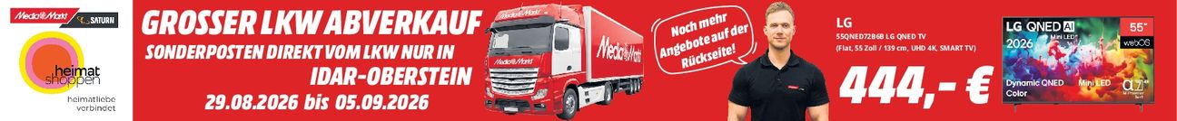 Goßer LKW-Abverkauf 25.08.-05.09.26