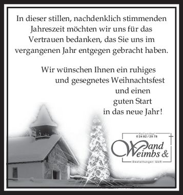 Gesegnete Weihnachten