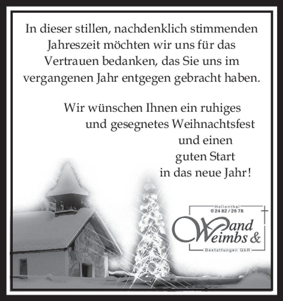 Gesegnete Weihnachten