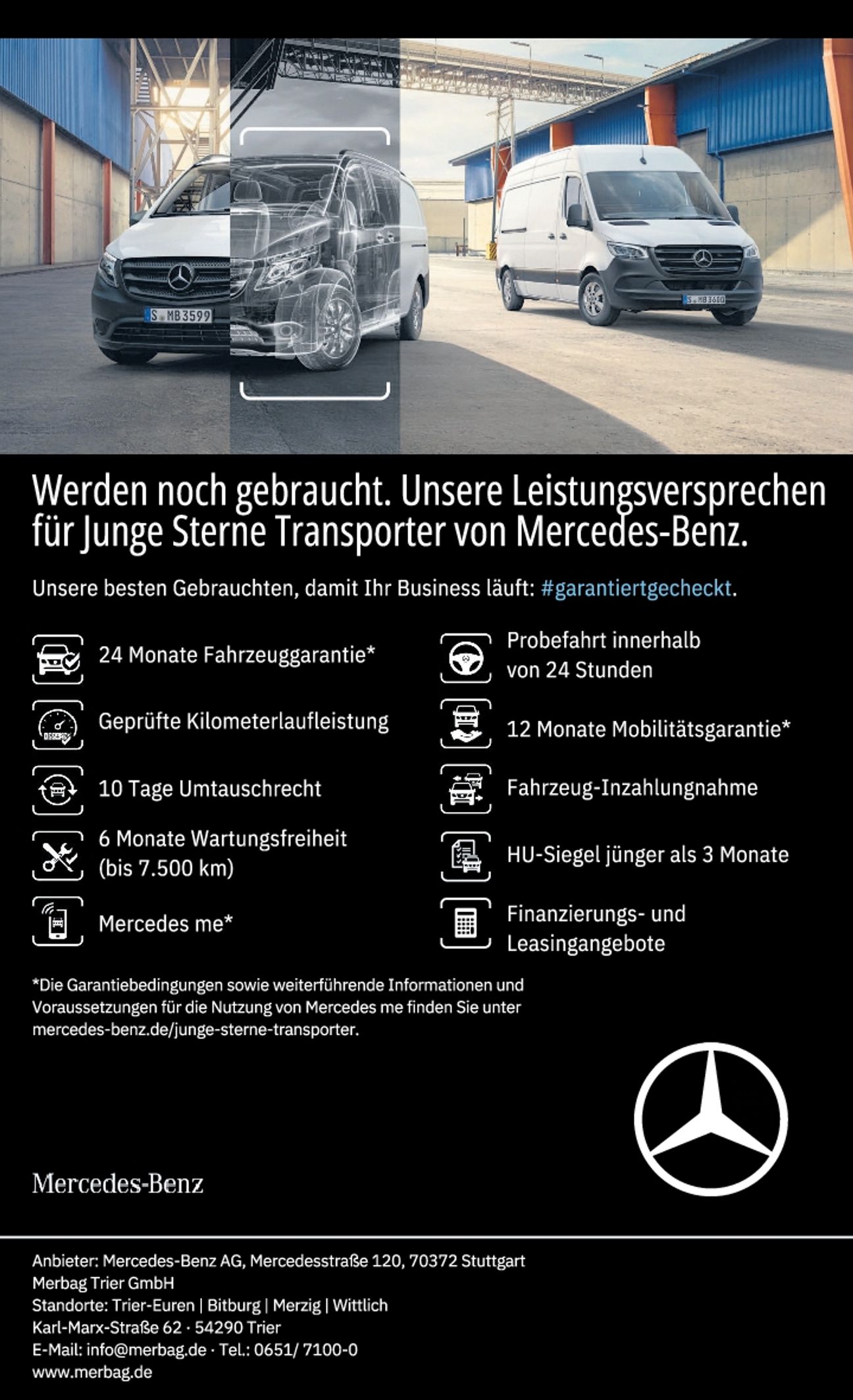 Junge Sterne Transporte