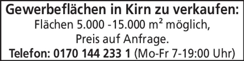 Gewerbefläche in Kirn zu verkaufen