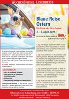 Blaue Reise Ostern
