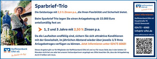 Sparbrief Trio