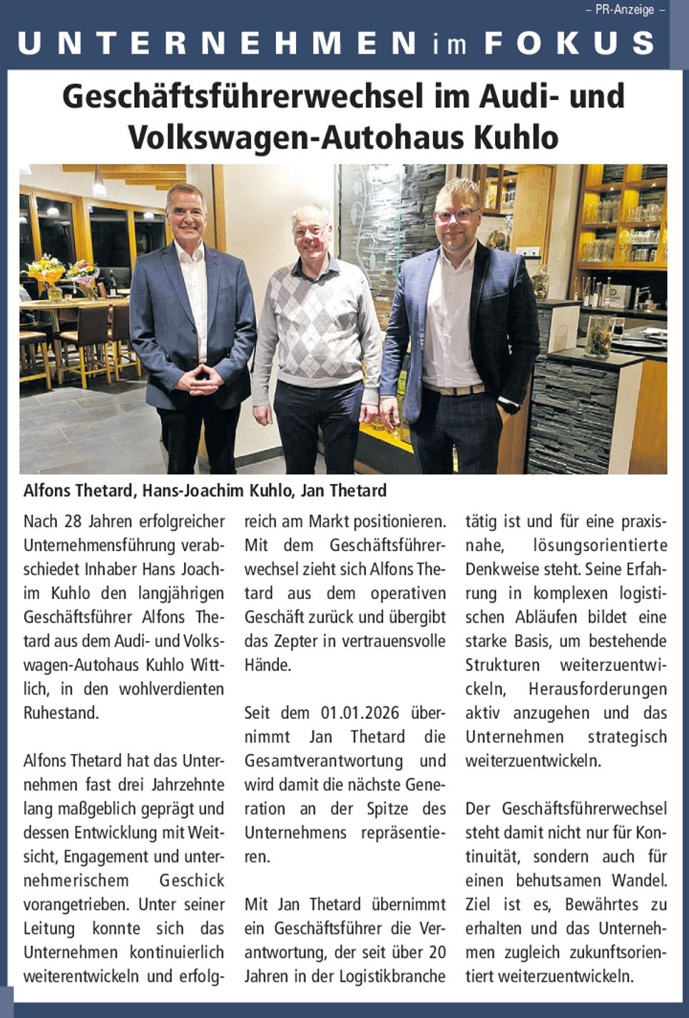 Unternehmen im Fokus