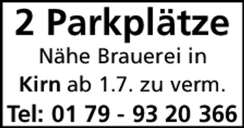 2 Parkplätze