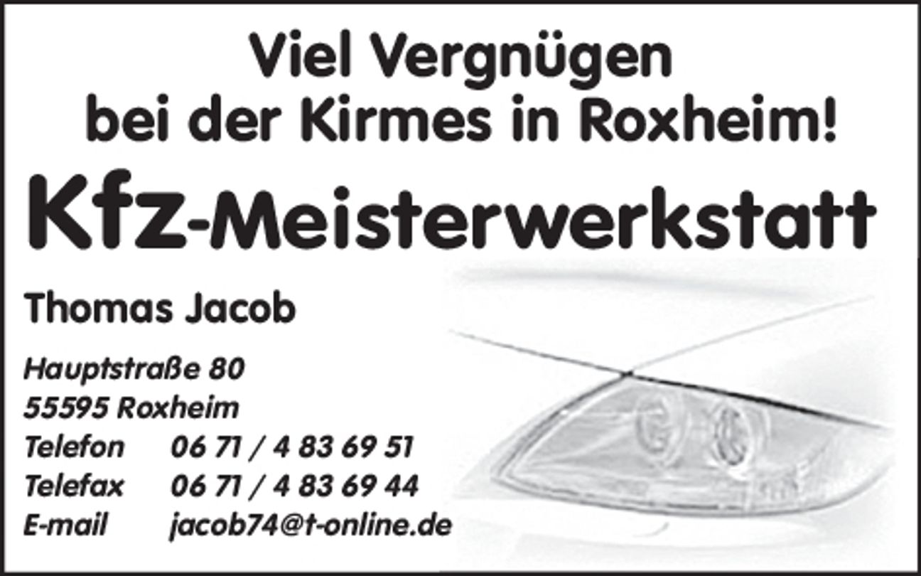Roxheim, Kirmes,