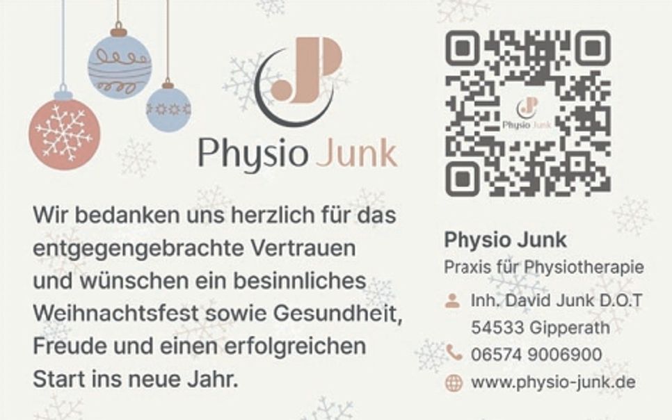 SG Weihnachtsgruß Wil Land + Mosel BKS