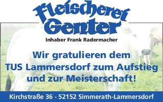 Glückwunsch Aufstieg