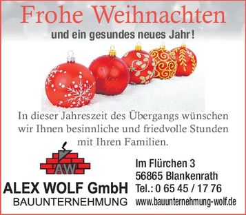Frohe Weihnachten