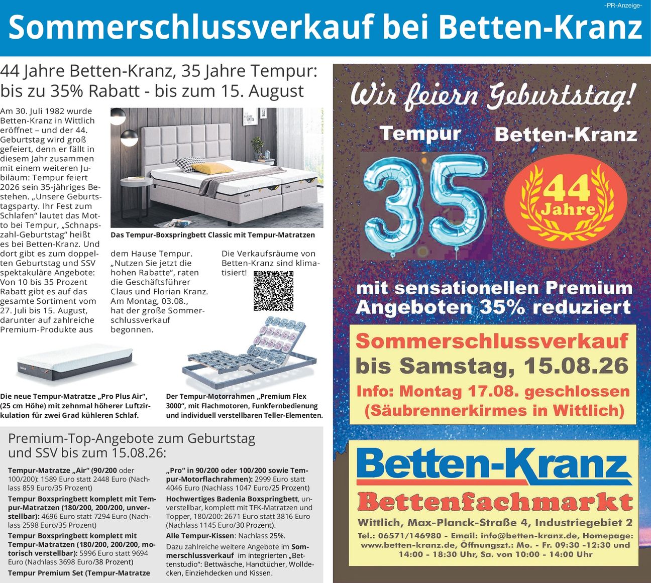  C/Z SSV +35 J Jubi Tempur + 44 J. Kranz