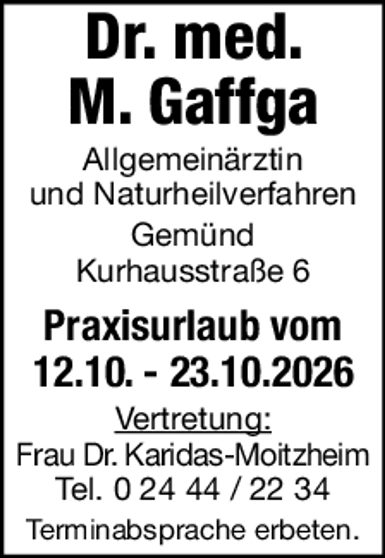 Urlaub