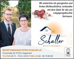 Weihnachtsgrußanzeige 2025