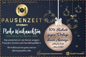 SG Weihnachtsgrußanzeige