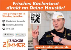 Frisches Bäckerbrot dirket an der Haustü